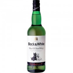 SCOTCH WHISKY BLACK & WHITE...