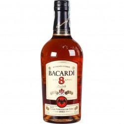 RUM BACARDI 8 ANNI CL.70